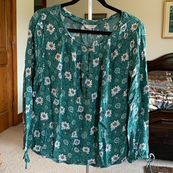 Lucky Brand Tops - Lucky Brand Blouse Size XL EUC